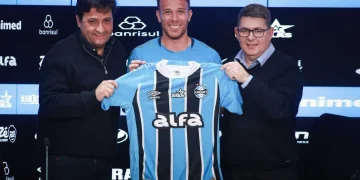 O Grêmio rescindiu o acordo que tinha com a Alfa Bet | Foto: Maxi Franzoi - AGIF