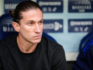 Flamengo anunciou renovação de Filipe Luís até final de 2027 | Foto: Pedro Loureiro - Sports Press Photo | Getty Images