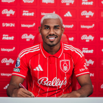 Cuiabano será o quinto reforço do Vasco para essa temporada | Foto: Divulgação - Nottingham Forest