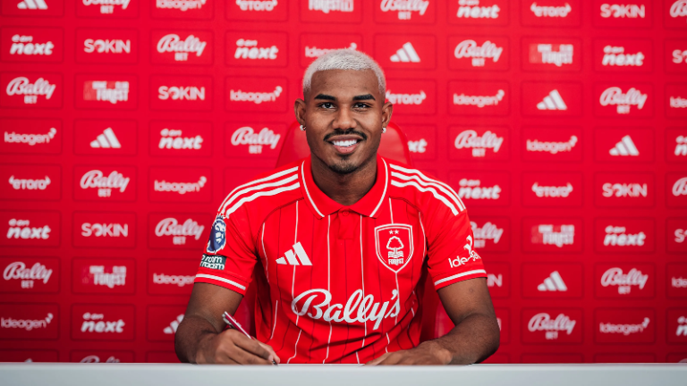 Cuiabano será o quinto reforço do Vasco para essa temporada | Foto: Divulgação - Nottingham Forest
