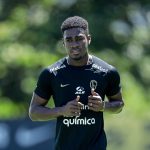 Félix Torres durante treino no Corinthians | Foto: Rodrigo Coca - Agência Corinthians