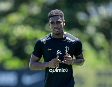 Félix Torres durante treino no Corinthians | Foto: Rodrigo Coca - Agência Corinthians