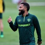 Samuel Xavier durante treino do Fluminense | Foto: Marcelo Gonçalves - Fluminense