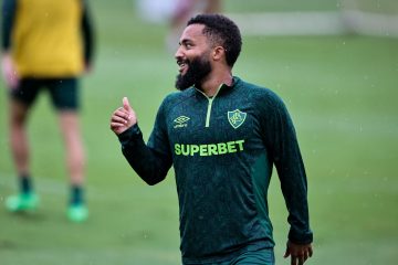 Samuel Xavier durante treino do Fluminense | Foto: Marcelo Gonçalves - Fluminense