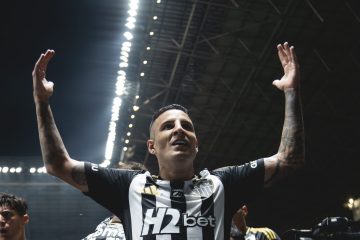 Arana durante comemoração de gol pelo Galo | Foto: Pedro Souza - Atlético