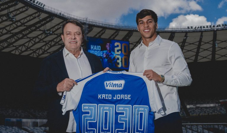 Cruzeiro anuncia renovação de Kaio Jorge até 2030