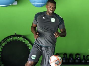 Léo Macaé durante treinamento pelo Boavista (Foto: Boavista SC)