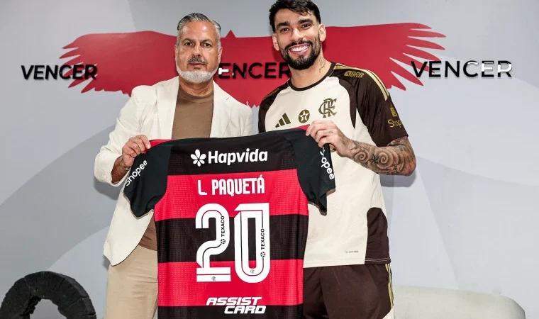 Lucas Paquetá assina com o Flamengo até 2030