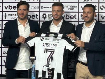 Anselmi é apresentado no Botafogo - Foto: Reprodução/BTB Sports
