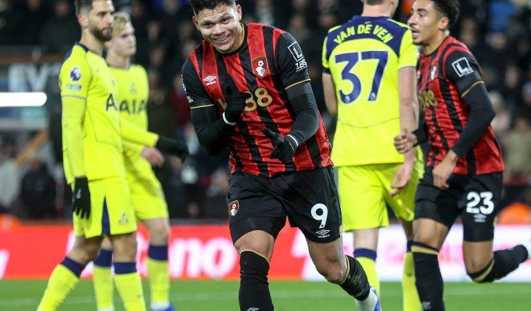 Evanilson marca gol decisivo na vitória do Bournemouth na Premier League
