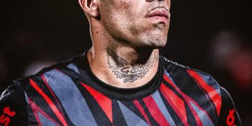 Gabriel chegará a 50 jogos pelo Bragantino neste domingo (Foto: @c2sportss)