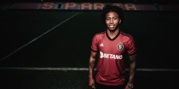 Angelo Preciado será o quinto reforço do Galo dessa temporada | Foto: Sparta Praga - Divulgação