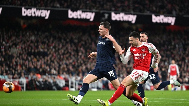 Martinelli supera últimas temporadas em ano de Copa do Mundo pelo Arsenal