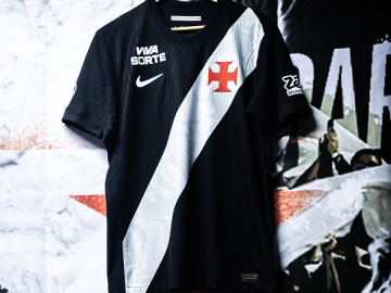 Camisa 1 da parceria entre Vasco e Nike