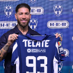 Sérgio Ramos em sua chegada ao Monterrey