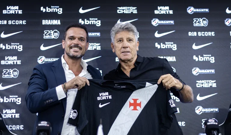 Renato Gaúcho é apresentado oficialmente pelo Vasco