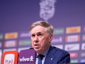 Ancelotti durante convocação para amistosos