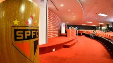 Sala de reunião do Conselho do São Paulo