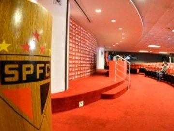 Sala de reunião do Conselho do São Paulo