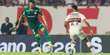 Piquerez em atuação com a camisa do Palmeiras