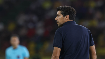 Abel Ferreira durante confronto contra o Junior Barranquilla