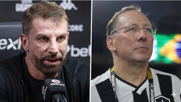 Pedrinho e Textor, dirigentes de Vasco e Botafogo