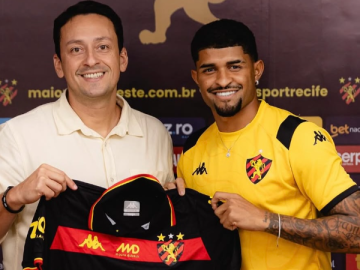 Edson Lucas em apresentação no Sport