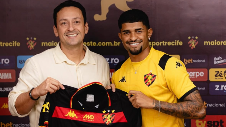 Edson Lucas em apresentação no Sport