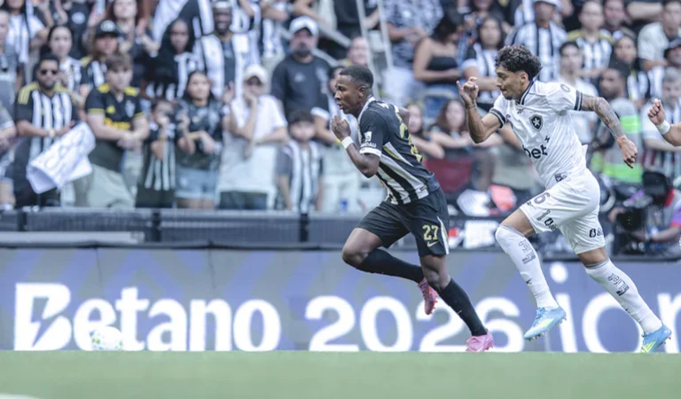Atlético joga melhor, mas Botafogo busca empate no final do jogo