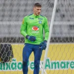 Bento em treino da Seleção Brasileira