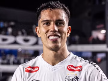 Igor Vinícius após vitória do Santos