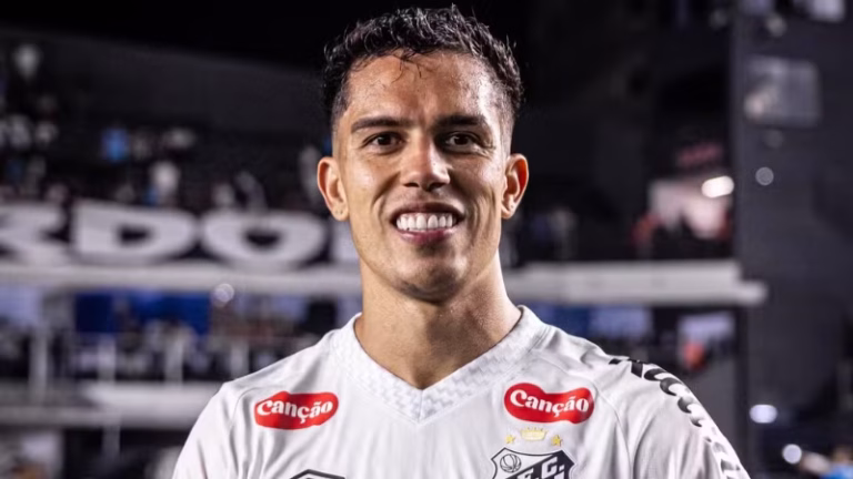 Igor Vinícius após vitória do Santos