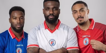 Camisa do Haiti precisará passar por mudança (Foto: Divulgação/Haiti)