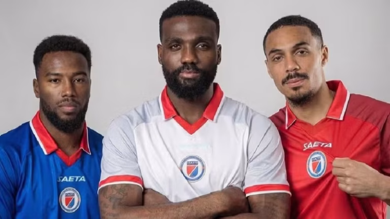 Camisa do Haiti precisará passar por mudança (Foto: Divulgação/Haiti)