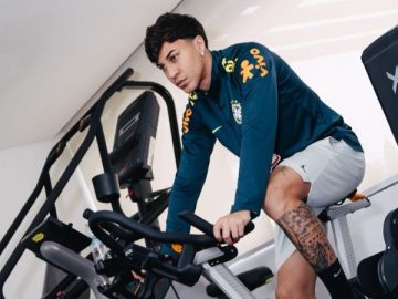 Kaio Jorge treina para retornar bem após a Copa (Foto: Divulgação)