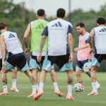 Argentina em treinamento nos EUA
