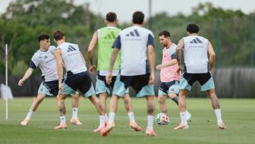 Argentina em treinamento nos EUA