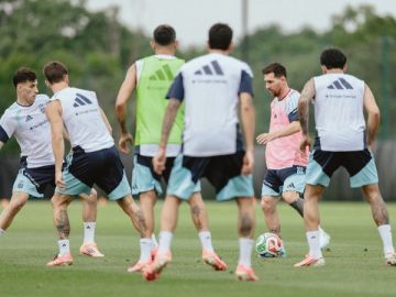 Argentina em treinamento nos EUA