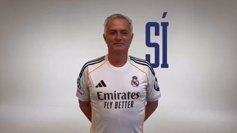 José Mourinho será treinador do Real Madrid (Foto: Divulgação/Real Madrid)