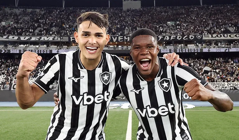 Botafogo vence o Santos com protagonismo de atacantes da base; lateral chega a 100 jogos no clube carioca