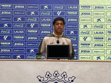 Márcio Gabriel nas instalações do Villarreal