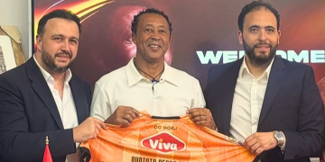 Bubista em sua apresentação no novo clube (Foto: Divulgação)