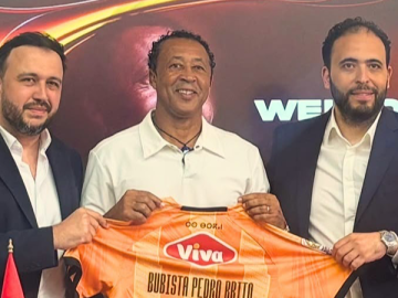Bubista em sua apresentação no novo clube (Foto: Divulgação)