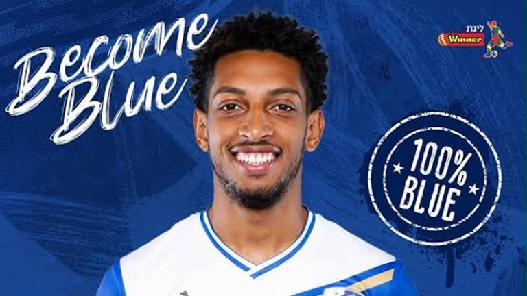 Anúncio de Talles Costa em seu novo clube (Foto: Divulgação)