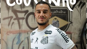 Philippe Coutinho foi anunciado nesta segunda-feira (Foto: Reprodução/X/Santos)