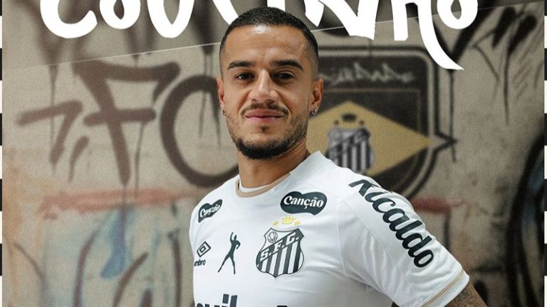 Philippe Coutinho foi anunciado nesta segunda-feira (Foto: Reprodução/X/Santos)