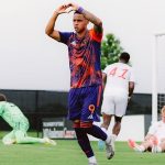 Arthur Sousa comemora gol pelo Houston Dynamo II (Foto: Divulgação)