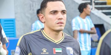 Marcelinho em ação pelo Al Dhafra (Foto: Divulgação/Al Dhafra)