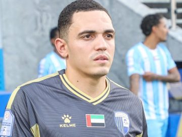 Marcelinho em ação pelo Al Dhafra (Foto: Divulgação/Al Dhafra)