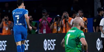 Martinelli abriu o placar no clássico (Foto: Divulgação/Al-Hilal)